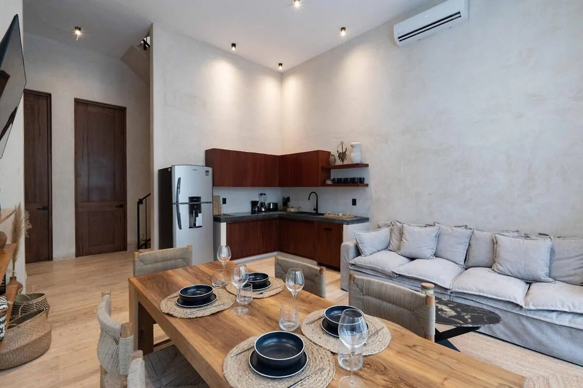 Casa Bohemia 3 Bdr Villa With Pvt Pool & Rooftop Tulum Apartment